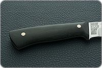 Нож Бекас ЦМ накладки текстолит, d2, цельнометаллический : фото 5