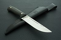 Нож Бекас ЦМ накладки текстолит, d2, цельнометаллический : фото 10