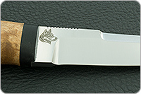 Нож Хаски карельская береза, aus-8, текстолит : фото 8