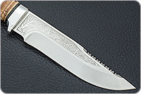 Нож Стрелец береста, 95х18, алюминий : фото 2