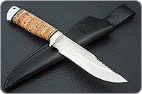 Нож Стрелец береста, 95х18, алюминий : фото 7