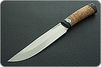 Нож Шашлычный средний карельская береза, 95х18, текстолит : фото 2