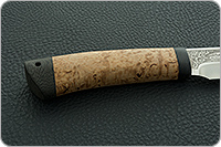 Нож Шашлычный средний карельская береза, 95х18, текстолит : фото 5