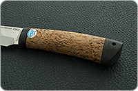 Нож Шашлычный средний карельская береза, 95х18, текстолит : фото 6