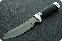 Нож Скинер-2 наборная кожа, s390, алюминий : фото 2