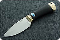 Нож Добрый граб - черное дерево, elmax, латунь : фото 2