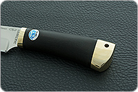 Нож Добрый граб - черное дерево, elmax, латунь : фото 6