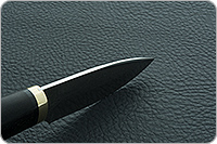 Нож Добрый граб - черное дерево, elmax, латунь : фото 9