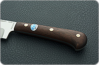 Нож Пчак-Н накладки орех, n690, цельнометаллический : фото 4