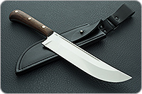 Нож Пчак-Н накладки орех, n690, цельнометаллический : фото 7