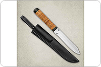 Нож Засапожный-2  береста, 95х18, текстолит : фото 4