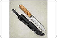 Нож Засапожный-2  карельская береза, 95х18, текстолит : фото 4