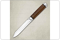 Нож Засапожный-2  орех, 95х18, алюминий : фото 2