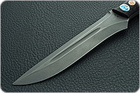 Нож Ирбис накладки стабилизированная карельская береза, 100х13м, цельнометаллический : фото 3