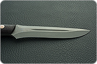 Нож Ирбис накладки стабилизированная карельская береза, 100х13м, цельнометаллический : фото 7