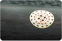 Нож Ирбис накладки стабилизированная карельская береза, 100х13м, цельнометаллический : фото 8