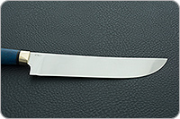 Нож Пчак стабилизированная карельская береза, elmax, латунь : фото 7