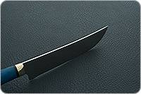 Нож Пчак стабилизированная карельская береза, elmax, латунь : фото 8