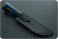 Нож Пчак стабилизированная карельская береза, elmax, латунь : фото 10