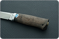 Нож Следопыт стабилизированная карельская береза, elmax, алюминий : фото 6