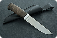 Нож Следопыт стабилизированная карельская береза, elmax, алюминий : фото 9