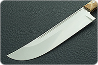 Нож Пчак-Н накладки карельская береза, 95х18, цельнометаллический : фото 3