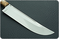 Нож Пчак-Н накладки карельская береза, 95х18, цельнометаллический : фото 4