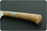 Нож Пчак-Н накладки карельская береза, 95х18, цельнометаллический : фото 6