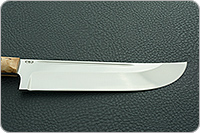 Нож Пчак-Н накладки карельская береза, 95х18, цельнометаллический : фото 7