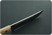 Нож Пчак-Н накладки карельская береза, 95х18, цельнометаллический : фото 9