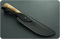 Нож Пчак-Н накладки карельская береза, 95х18, цельнометаллический : фото 11