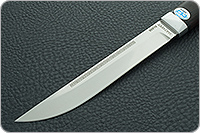 Нож Бурятский малый граб - черное дерево, 95х18, алюминий : фото 3