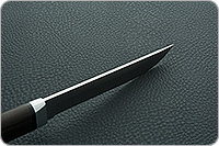 Нож Бурятский малый граб - черное дерево, 95х18, алюминий : фото 8