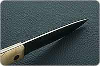 Нож Пескарь ЦМ накладки стабилизированная карельская береза, 95х18, цельнометаллический : фото 10