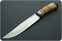 Нож Шашлычный средний карельская береза, 100х13м, текстолит : фото 2