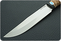 Нож Шашлычный средний карельская береза, 100х13м, текстолит : фото 3