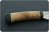 Нож Шашлычный средний карельская береза, 100х13м, текстолит : фото 5