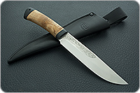 Нож Шашлычный средний карельская береза, 100х13м, текстолит : фото 10