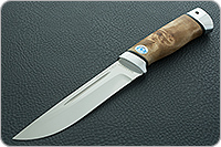 Нож Бекас кап березовый, 95х18, алюминий : фото 2