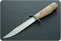 Нож Штрафбат карельская береза, elmax, алюминий : фото 2