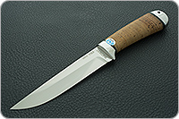 Нож Лиса береста, 95х18, алюминий : фото 2