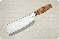 Топор Секач карельская береза, 50х14мф, алюминий : фото 2