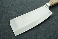 Топор Секач цельнометаллический накладки стабилизированная карельская береза, 95х18, алюминий : фото 3