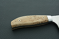 Топор Секач цельнометаллический накладки стабилизированная карельская береза, 95х18, алюминий : фото 5