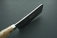 Топор Секач цельнометаллический накладки стабилизированная карельская береза, 95х18, алюминий : фото 9