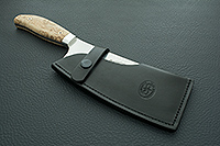 Топор Секач цельнометаллический накладки стабилизированная карельская береза, 95х18, алюминий : фото 10