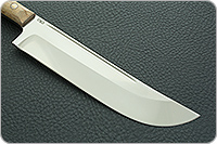 Нож Пчак-Н накладки карельская береза, elmax, цельнометаллический : фото 4