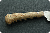 Нож Пчак-Н накладки карельская береза, elmax, цельнометаллический : фото 5