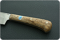 Нож Пчак-Н накладки карельская береза, elmax, цельнометаллический : фото 6