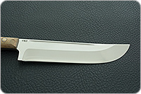 Нож Пчак-Н накладки карельская береза, elmax, цельнометаллический : фото 7